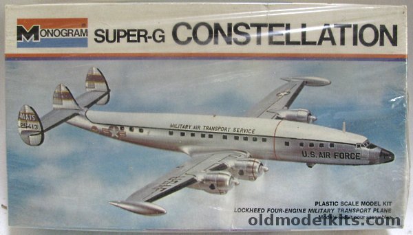 Monogram 1/131 Super G Constellation C-121C MATS Transport, 7591 plastic model kit